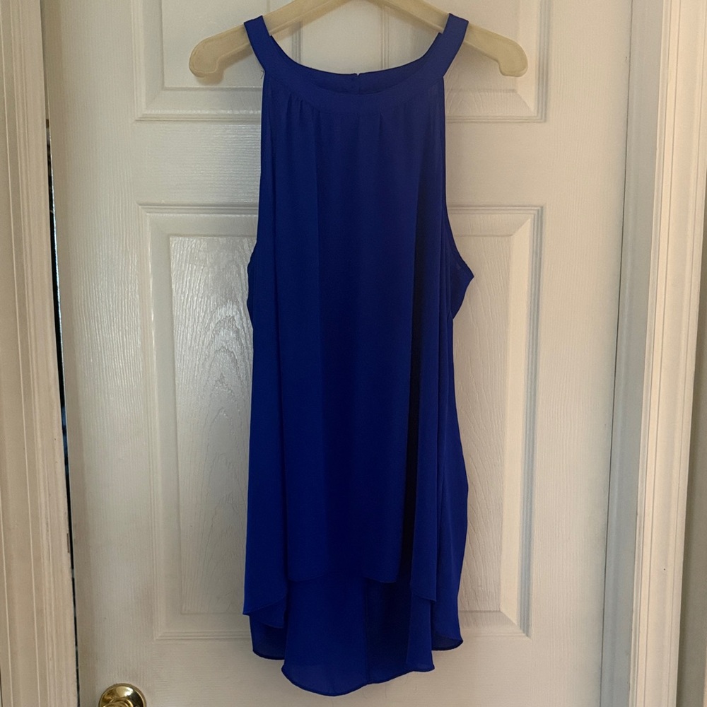 Torrid Royal Blue High-Low Shirt